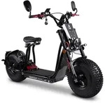 Maximus, E-Cruiser MX45-2, Schwarz, 2 x 1500 Watt, 45 km/h, 60V-25,6Ah Lithium-Akku -