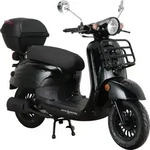 Motorroller Adria 50 ccm 45 km/h EURO 5 schwarz inkl. Topcase - Schwarz