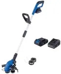 Scheppach Akku-Rasentrimmer C-LT300-X | 90&deg; drehbar | teleskopierbar | 1,6mm Faden 