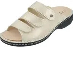 Finn Comfort Hellas Damen Pantolette, Gr&ouml;&szlig;e:37 EU - Beige - 37