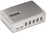StarTech.com 7-Port USB-C Hub - 5x USB-A/2x USB-C - USB C Verteiler mit 65 W Netzteil