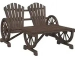 vidaXL 2-tlg. Garten-Lounge-Set Massivholz Tanne - Braun