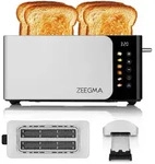 ZEEGMA Toaster TOSTEE CHEF SMART, 1500 W, 4 Toasts auf einmal, 6 Stufen,
