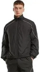 Urban Classics Piped Panel Trainingsjacke Schwarz M Herren Schwarz M - Schwarz...