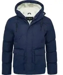 SOULSTAR Herren Steppjacke S2SINTRA Herren warme Steppjacke mit Kapuze Pufferjacke