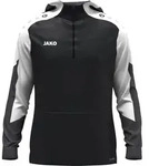 Jako Dynamic Polyester Hoodie Kinder schwarz wei&szlig; dunkelgrau Gr 128 - Schwarz