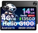 DOOGEE Tab E3 Max Android 16, 14 Zoll, 4G LTE, 48GB(8+40)+256GB(bis 2TB erweiterbar),