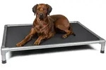 TrendPet HighBed Hochbett f&uuml;r Hunde grau (125x90x18cm) - Grau