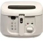 DESKI 1800 Watt 2,5 Liter Fritteuse wei&szlig; 613-400470 - Wei&szlig;
