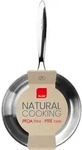 Ibili Triply Natural, Rund, Allzweckpfanne, Edelstahl, Aluminium, Edelstahl, Keramik,