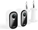 Essential2 Fhd Outdoor Camera 2-Pack W/2-Wall Mount Retail Bdl - Schwarz/Wei&szlig;