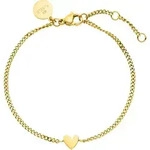 Purelei 25041-Bracelet-Tiny-Heart-Gold, Weiblich, Edelstahl - Gold