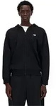 New Balance Sport Essentials Logo French Terry Rei&szlig;verschlusspullover Schwarz L