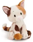 NICI Pl&uuml;sch Katze dreifarbig 20cm, GR&Uuml;N