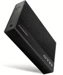 Axagon EE35-GTR USB-C 5Gbps - SATA 6G, 3.5 RIBBED box BLACK - USB Typ C,