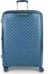 Gabol Queens 4 Rollen Trolley L 75 cm mit Dehnfalte - Blau