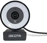 DICOTA D32066, 5 MP, 2592 x 1944 Pixel, 4K Ultra HD, USB 2.0, Schwarz, Klemme -