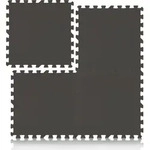 Bodenschutzmatte 50x50cm 8er-Pack Anthrazit, 2m2 Unterlegmatte mit Stecksystem,