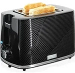 Briebe TA1169BLK Elegance Toaster 2 Scheiben Breite Schlitze mit Br&ouml;tchenaufsatz, 7