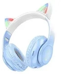HOCO drahtloser Bluetooth-Kopfh&ouml;rer W42 Cats Ears kristallblau