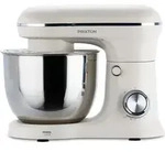 PRIXTON KR250 Mixer | 5 Liter, 1500 W, Edelstahl, Wei&szlig; - Wei&szlig;