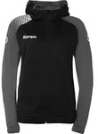 Kempa Ambition 28 Hooded Trainingsjacke F&uuml;r Damen L L - Schwarz - 28