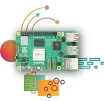 Raspberry Pi 5, 2400 MHz, ARM, Arm Cortex-A76, 512 KB, 16 GB, LPDDR4x-SDRAM - Gr&uuml;n