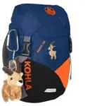 Kohla Happy 10L Kinder-Reiserucksack, Marineblaue Pfingstrose - Dunkelblau