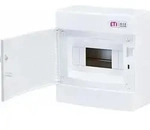 ETI Kleinverteiler Aufputz 1-reihig 4+4 Module