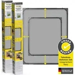 EASYmaxx Insect Protect - Teleskop-Insektenschutzgitter - anthrazit - 2er-Set - Grau