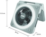 Unold 86517 Standventilator &ndash; Solarventilator f&uuml;r Camping | Akku-Solar-Ventilator