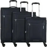 American Tourister Rampup 4 Rollen Kofferset 3-teilig - Dunkelblau