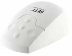 GETT GCQ Silikon Maus Scrollfunktion kabellos Funk 2,4MHz IP65 desinfizierbar optisch