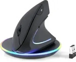 Perixx PERIMICE-713 RX Vertikale Ergonomie-Maus, kabellos, inkl. Ladepad
