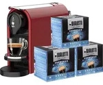 Bialetti Gioia Plus, Pad-Kaffeemaschine, 0,5 l, Kaffeekapsel, 1200 W, Schwarz, Rot,
