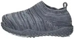 Playshoes, gestrickte Hausschuhe f&uuml;r Kinder, Uni, niedriger Schaft, Grau (Grau...