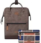 CABAIA Freizeitrucksack Rucksack mit Laptopfach Adventurer Vegan Nubuck Backpack 18L