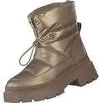 Tamaris Damen Stiefelette gef&uuml;ttert Platin - Beige - 41