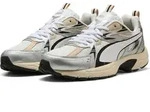 Puma Milenio tech Sneaker Sportschuhe Schuhe Unisex 402623 03 beige/silber ,
