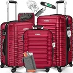 KESSER&reg; 3tlg. Hartschalenkofferset Hartschalenkoffer Reisekoffer Set Reisekofferset
