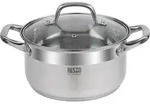 Resto Kitchenware Libra, 2,6 l, Rund, Edelstahl, Glas, Edelstahl, Edelstahl,