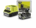 RYOBI Starterset RC18120-242X: 18 V Lithium Akkus und Ladeger&auml;t f&uuml;r Heimwerker