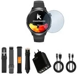 Knauermann PRO 4 (2026) Smartwatch mit Anruf & SOS Funktion - Schwarz