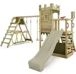 Ritterburg Fatmoose BoldBaron Boost XXL Kletterturm mit Surfanbau in Salbeigr&uuml;n -