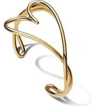 PANDORA Damenarmreif mit Herz, Essence-Kollektion, vergoldet - Gold