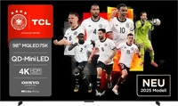 TCL 98MQLED75K, TCL 98MQLED75K, 2,49 m (98"), 3840 x 2160 Pixel, 4K Ultra HD,...