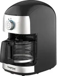 Hagenuk KM-500GH Kaffeemaschine mit Edelstahl Mahlwerk 500W und 0,5 Glaskanne