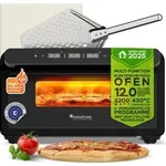 TurboTronic Pizzaofen &ndash; PO15 &ndash; bis 430 &deg;C, Pizza bis 30 cm in 2 Min., mit