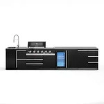 BB-L2 Outdoork&uuml;che | Gasgrill | Cool | Clean | Prep - Schwarz