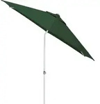 KETTLER Easy Push Schirm &Oslash; 300 cm, UPF 50+, silber/ gr&uuml;n, Aluminium/Polyester...